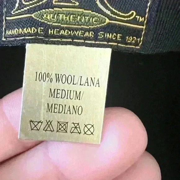 DORFMAN PACIFIC MEN’S WOOL FELT SNAP BRIM, BLACK medium. - Picture 5 of 6